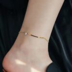 Anti-Tarnish Gold-Plated Bracelet anklet with Minimalist Design